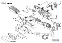 Bosch 0 603 391 760 Pbs 7 Ae Belt Sander 230 V / Eu Spare Parts
